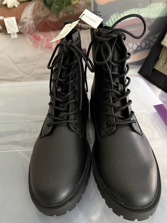 Banana Republic Shoes - NWT Banana Republic Vegan Combat Boots SZ 9 Never Worn